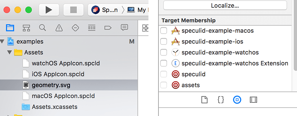 Xcode Target Membership